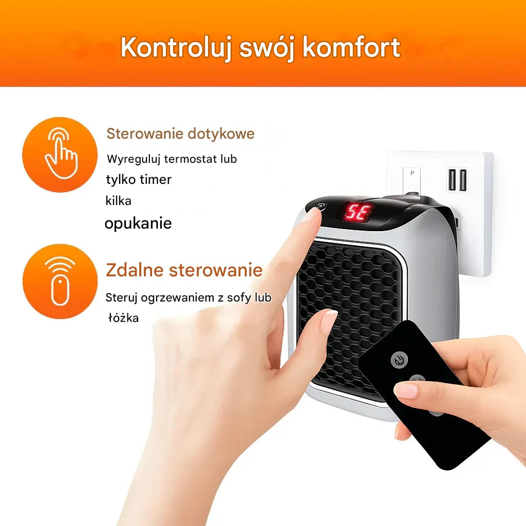 Z grzałką LOMO już nigdy nie będziesz marnować pieniędzy na ogrzewanie – twój pokój rozgrzeje się w kilka sekund 🔥 Drugi egzemplarz za połowę ceny!