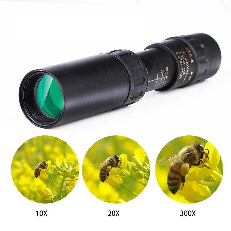 10–300× Zoom HD przenośny, wysokowydajny teleskop do obserwacji na duże odległości, specjalnie zaprojektowany do oglądania ciał niebieskich i gwiazdozbiorów