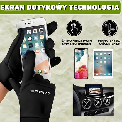 Dotykowe rękawice wełniane z podszewką – zapewniają maksymalny komfort, ciepło i ochronę dla osób starszych 🔥Drugi sztuka za pół ceny!