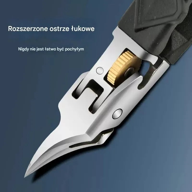 Cążki do paznokci zaprojektowane przez podologa – bezpiecznie i łatwo radzą sobie z wrastającymi, zgrubiałymi oraz zainfekowanymi grzybicą paznokciami.